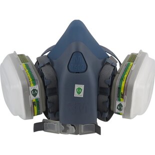 3M7502防毒面具+6006CN滤毒盒防甲醛二氧化硫实验室农药化工装修