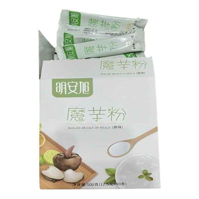 明安旭魔芋粉冲泡速食粉饱腹感强