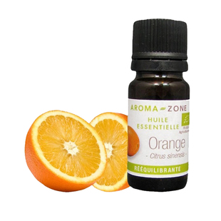 法国aroma zone有机甜橙单方精油10mlorange增白淡化细纹香薰甜美