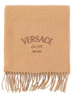 Versace/范思哲 秋冬新款男士绵羊毛围巾银泰百货 301574