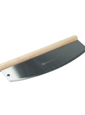 不锈钢木柄 披萨切刀比萨摇刀 Rocking pizza cutter