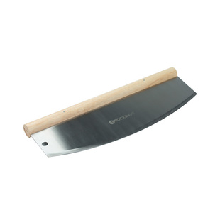 不锈钢木柄 披萨切刀比萨摇刀 Rocking pizza cutter