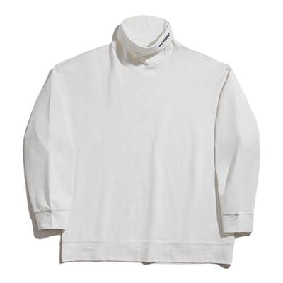 高级感韩版百搭高领绣花长袖T恤