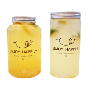 PET塑料素匠泰茶果汁饮料脏脏奶茶瓶打包一次性杨枝甘露酸梅汤杯