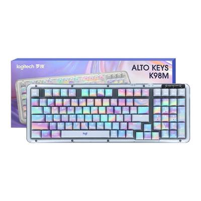 【限定礼盒装】罗技K98M彩虹水彩定制蓝牙双模热插拔无线机械键盘