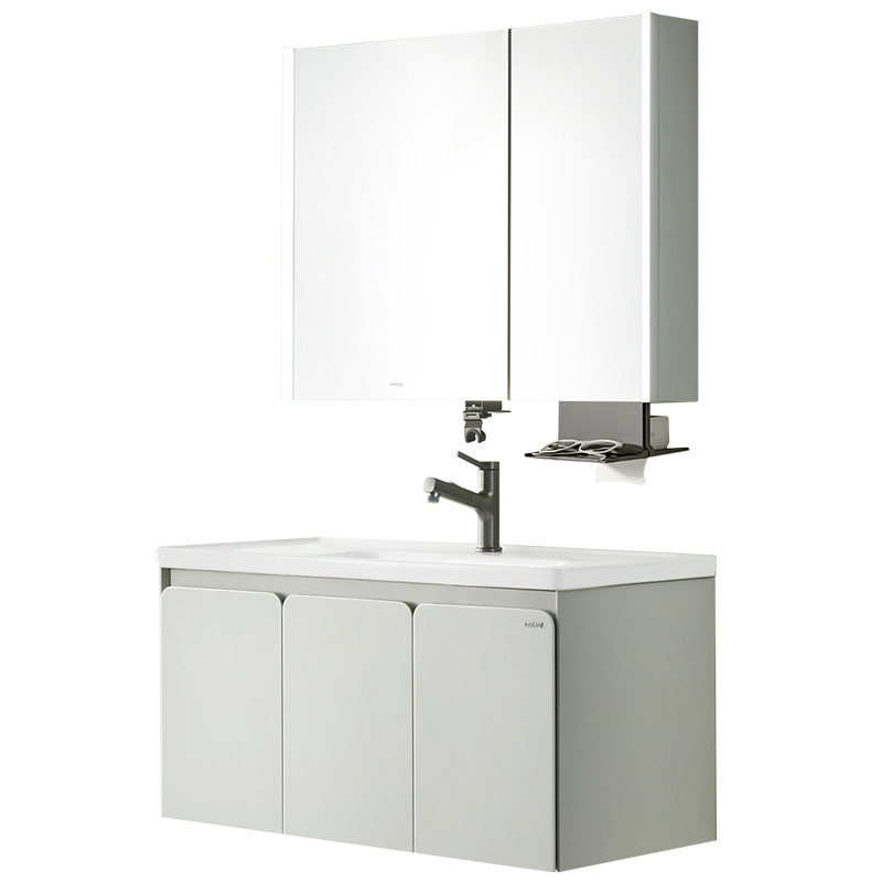 【百亿补贴】箭牌卫浴青柠法式田园风洗脸陶瓷一体盆浴室柜组合