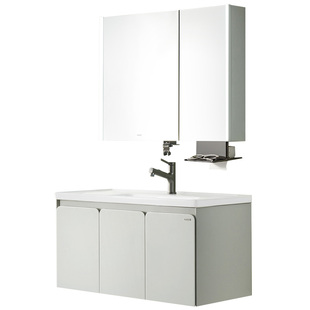 【政府补贴】箭牌卫浴青柠法式田园风陶瓷一体盆浴室柜组合洗手盆