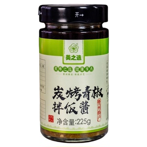 贵州特产炭烤青椒酱辣椒酱拌饭酱