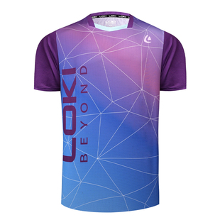 LOKI雷神乒乓球服夏季短袖球衣男女款轻薄透气新款乒乓专用训练服