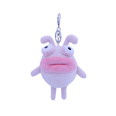 青蛙兔搞怪小众毛绒钥匙扣包挂件