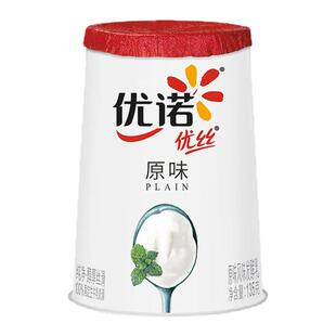 【原味3杯】yoplait优诺法式原味酸奶优丝低温酸奶风味发酵乳405g