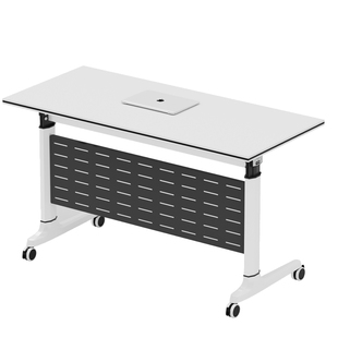 E0折叠培训会议桌椅组合拼接会议室教育机构长条课桌移动多功能桌