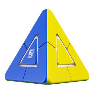 魔域文化二重奏魔方磁力二阶金字塔异形玩具初学顺滑专业比赛专用