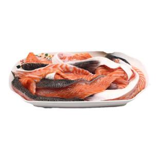 新鲜三文鱼边角料5斤宠物狗粮猫粮专用鱼油美毛补钙下脚料