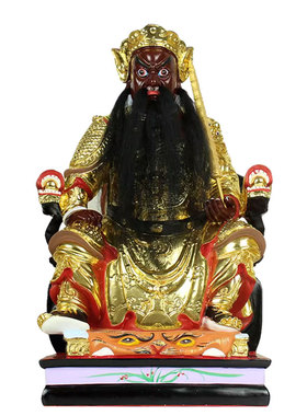 2025年12/16寸三山国王独山明山巾山三山神王公老爷树脂神像摆件