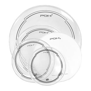 PDH双层透明油膜套装鼓皮架子鼓嗵鼓小军鼓底鼓皮结实耐用音色棒