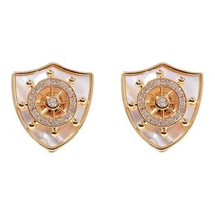 WILLIAM MILTON扬帆起航轻奢袖扣男高端可转动船舵定制袖口钉礼盒