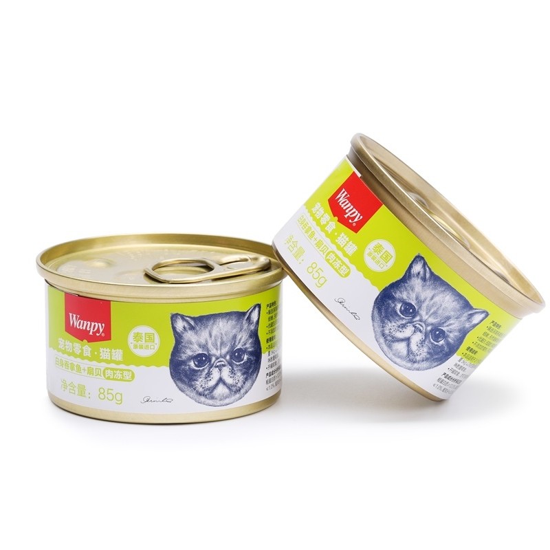 wanpy顽皮猫罐头85g主食猫零食罐