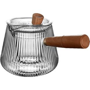 侧把玻璃茶壶茶水分离过滤泡茶器电陶炉煮茶壶家用透明小号花茶壶