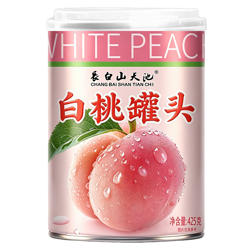 长白山天池白桃罐头东北特产