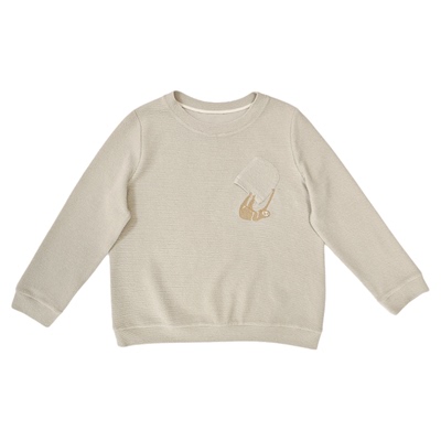 无色无味新款休闲卫衣肌理棉上衣