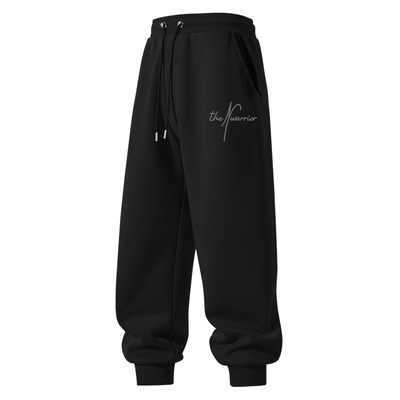 裤子男款冬季青少年加绒加厚卫裤