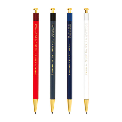 HIGHTIDE Penco2.0mm自动铅笔木质笔杆金属材质绘图绘画书写