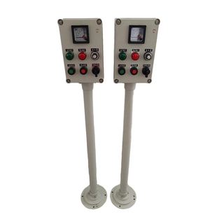 防爆变频启动停止定制操作柱控制箱机旁操作箱按钮盒立式/挂式