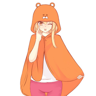 正版干物妹小埋披风仓鼠斗篷懒人睡衣小埋同款cos二次元动漫周边