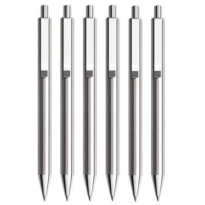 晨光全金属按动中性笔商务高档