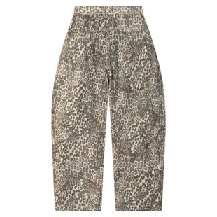 CLIMAX VISION轻解构分割切线宽松弧线弯刀廓腿牛仔长裤男女同款