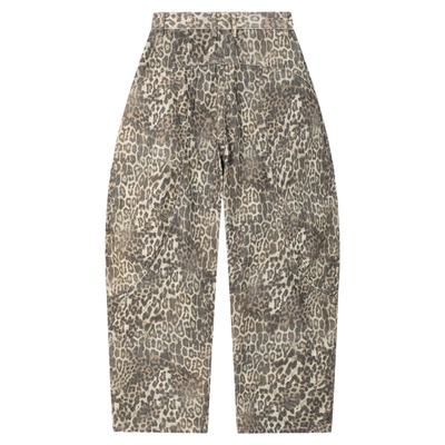 CLIMAX VISION轻解构分割切线宽松弧线弯刀廓腿牛仔长裤男女同款