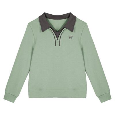 假两件卫衣女春秋款正肩显瘦