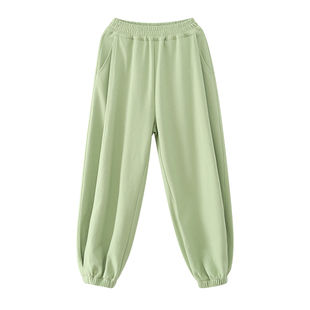 女童运动裤2025春夏新款女大童初中生束脚休闲裤儿童中学生裤子潮