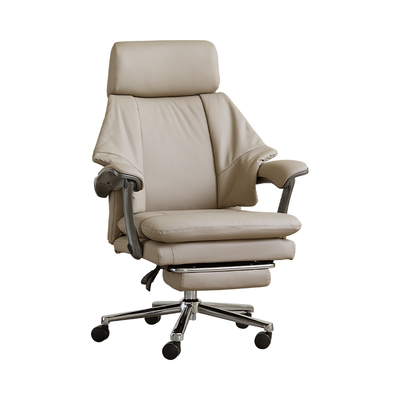 顾家家居电脑椅子靠背椅真皮老板椅办公午睡椅电竞躺椅座椅大班椅