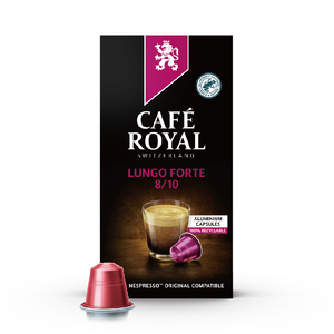 CafeRoyal芮耀瑞士进口胶囊咖啡大杯馥特10颗兼容nespresso雀巢机