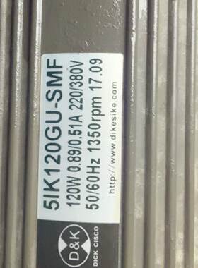 溢价-D&K减速电机 5IK120GU-SMF
