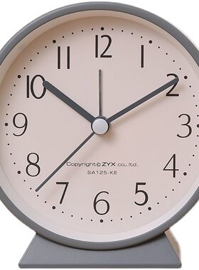 极简闹钟表中小学生宿舍用床头懒虫闹铃夜灯光卧室静音可爱女学习