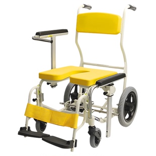 日本河村洗澡椅偏瘫老年人浴室专用沐浴椅残疾人轮椅卧床移位神器