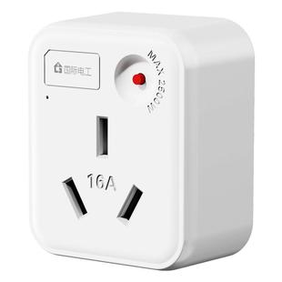 国际电工转换插头10a转16a家用空调热水器电源转换器插座过载保护