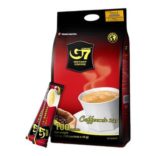 g7咖啡越南进口100条装三合一原味速溶咖啡粉1600g官方旗舰店提神