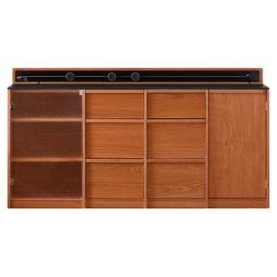 浮生记/餐边柜日式简约岩板置物柜落地多功能储物家用小户型柜子