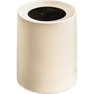 垃圾桶家用2025新款厨房客厅办公室奶油风高颜值双层卫生间垃圾篓