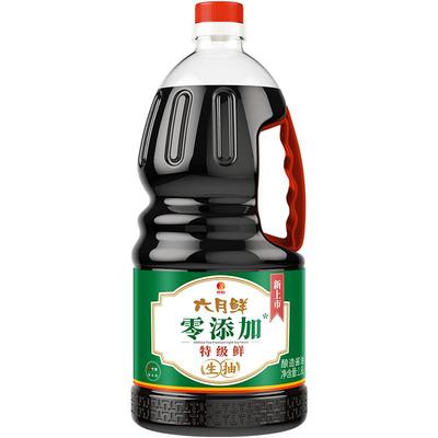 六月鲜遵循自然0添加轻盐生抽