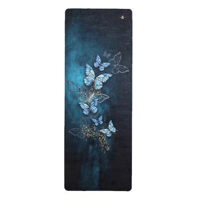 天然橡胶麂皮绒瑜伽垫运动健身垫吸汗防滑可水洗跳操跳绳隔音减震