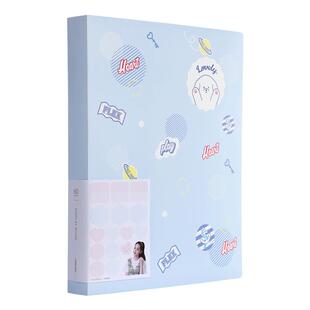 得力文件夹A4资料册收纳册透明插页活页试卷收纳袋小学生可爱乐谱夹学生卷子整理神器多层加厚小学一年级用品