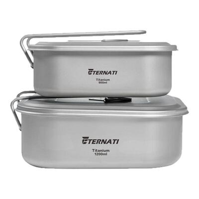 厚钛饭盒大容量多功能便当盒餐具