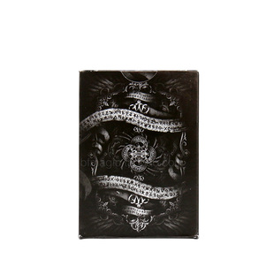 北方魔术道具 黑白神秘幽灵单车扑克牌 Black Arcane Ellusionist