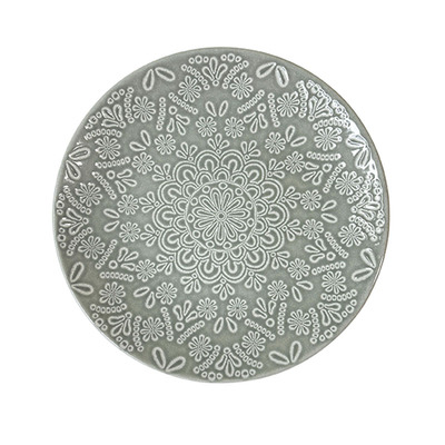 陶瓷餐具菜盘个性圆形陶瓷8寸