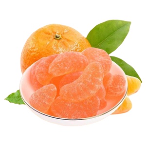 老式橘子味软糖瓣形桔子味糖果喜糖怀旧童年休闲零食新年货批发